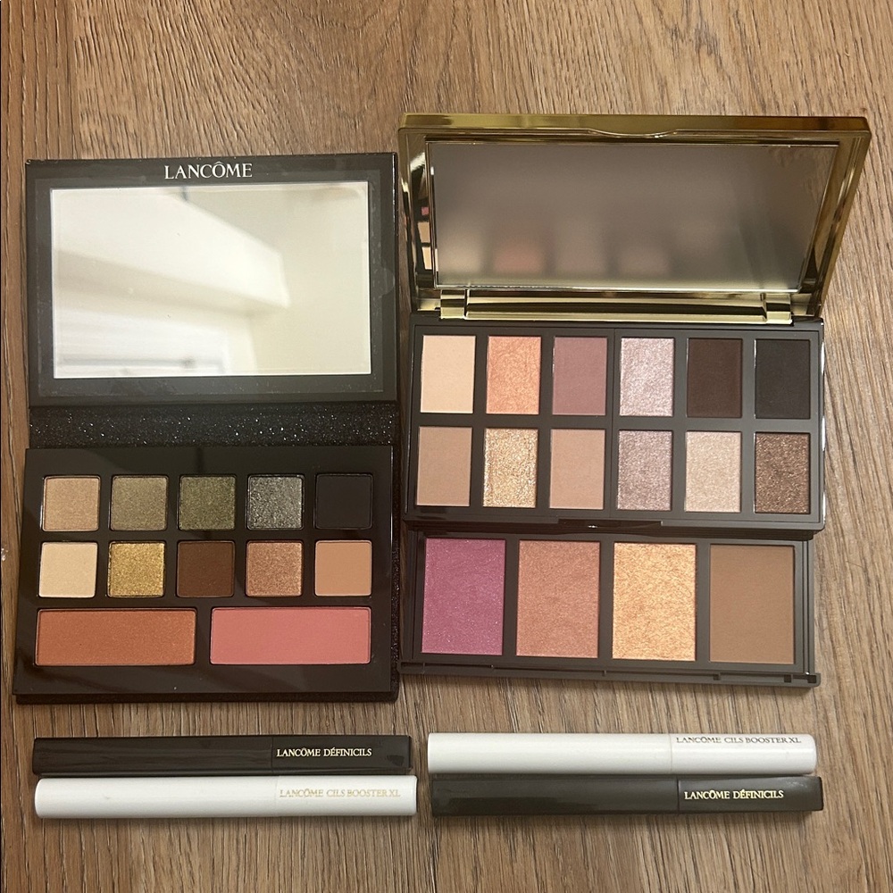 Lancome Eyeshadow And Face Palette, Mascara set